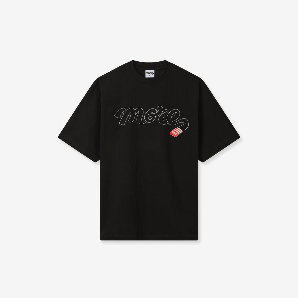 More Jiu-Jitsu Fundamentals Tee, Black, front view